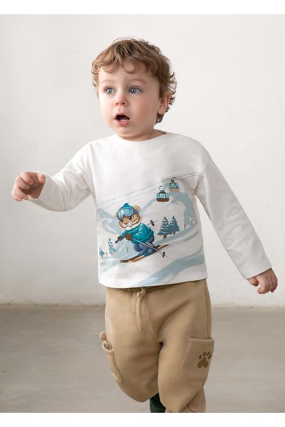 MAYORAL Baby Boy Long Sleeve Printed T-Shirt