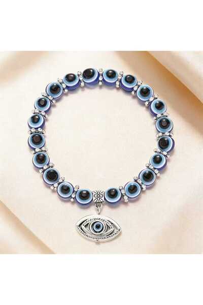 Choice eye-yanjin Turkish Evil Eye Bracelet for Men Women Blue Beaded Handmad...