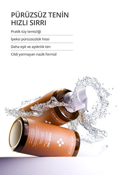 Lien Beaute Kraliçe Arı Tüy Dökücü ve Pürüzsüzletirici Krem Unisex Papaya Zerdeçal Allantoin Shea Butter