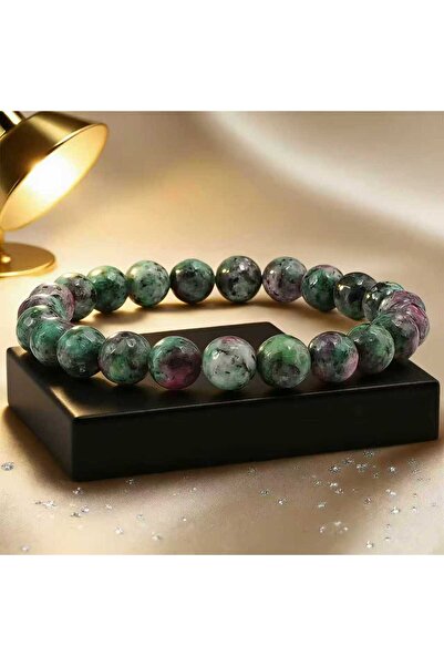 Choice 8mm lvs Red and Green Natural Gemstones, Aiding in Attracting Wealth a...
