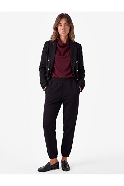 Koton Krep Scuba Fabric Jogger Sweatpants with Elastic Waist and Pockets