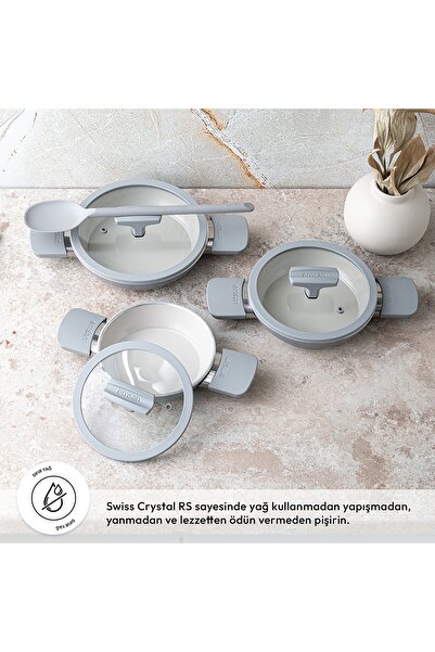Emsan Swiss Crystal RS 6 Parça Sahan Seti