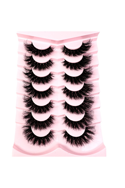 Choice5 7PairsZ835 New 3D Mink Lashes Cat Eyelashes Fluffy Wispy Volume Lashe...