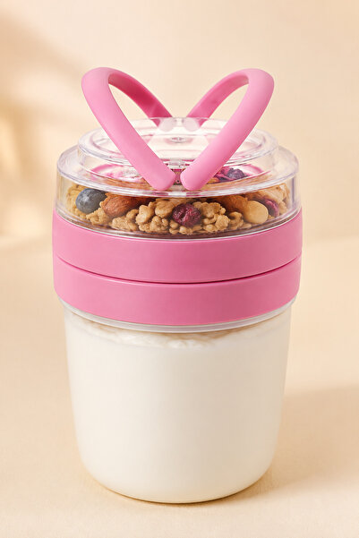 Sowo Home Yogurt Oatmeal Muesli Diet Storage Container Practical Portable wit...