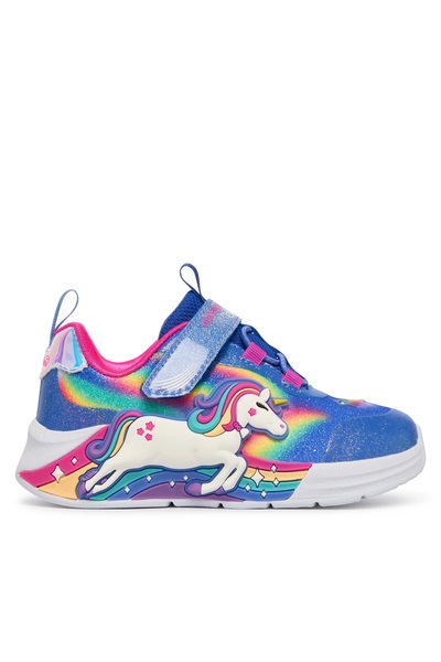 SKECHERS UNICORN CHASER IŞIKLI KIZ ÇOCUK AYAKKABI 302298N-BLMT