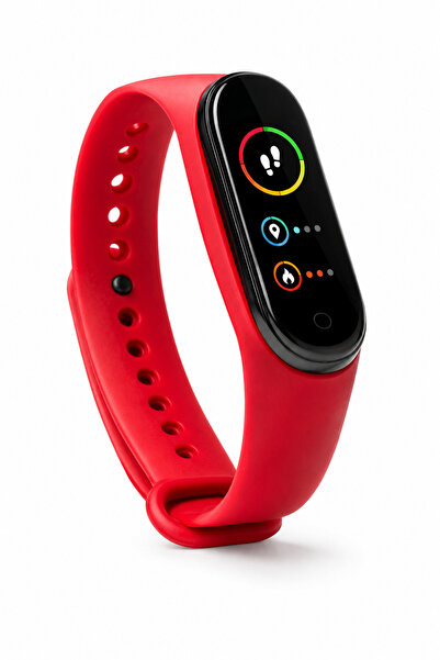 STAMINA Smartwatch DRACO, Roșu, curea din silicon