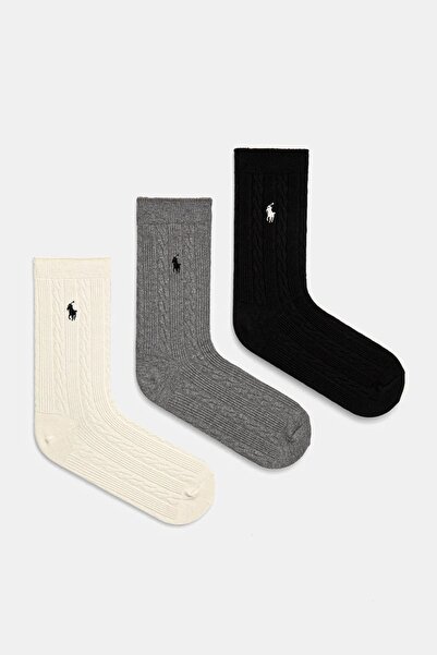 Polo Ralph Lauren ΓΥΝΑΙΚΕΙΕΣ ΚΑΛΤΣΕΣ 3 ΤΕΜΑΧΙΩΝ 455955242001