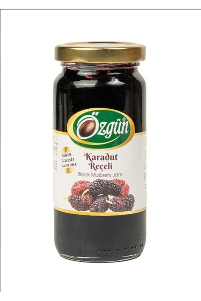 ÖZGÜN ZEYTİN & ZEYTİNYAĞI Şeker Ilavesiz Karadut Reçeli (300 Gr)