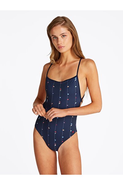 Tommy Hilfiger STRAIGHT NECK ONE PIECE PRINT