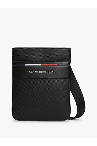 Tommy Hilfiger حقيبة كروس سوداء للرجال