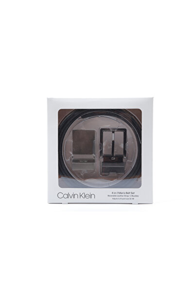 Calvin Klein Men's 4 In 1 Belt 11ck020025-black-brown