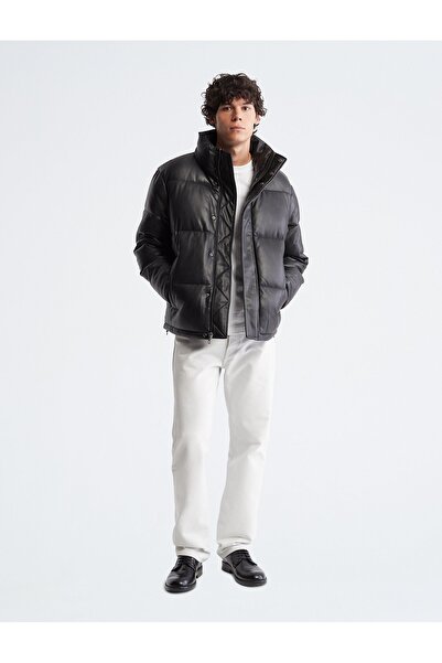 Calvin Klein Men's Coat Cm191514-Blk