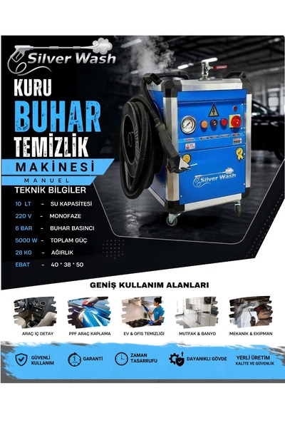 Silver Wash BUHAR MAKİNASI