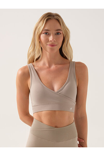 Jerf Motion Cross Strap Bra Mink