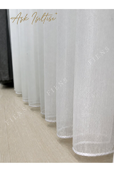 FİENS SİMLİ BAMBU DÖKÜMLÜ 1/3 Sık Pileli Tül Perde Ağır Gramajlı Ütü Gerektirmez Sade,kaliteli, Yumuşak Doku En Çok Satılan