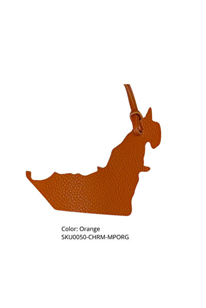 miima UAE Map Charm- Orange