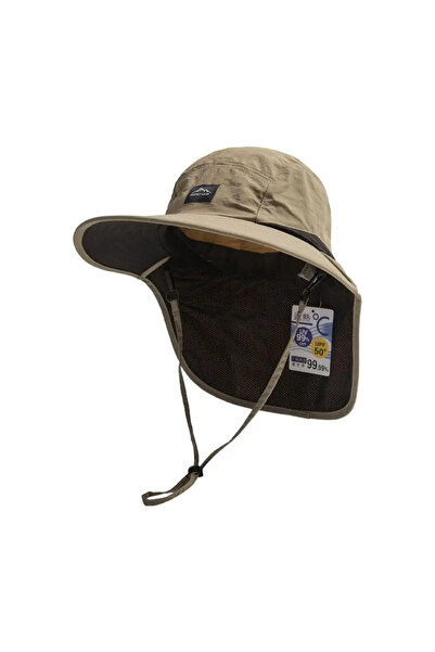 Choice1 green Unisex Summer Wide Brim Waterproof And Quick-drying With Hat Pa...
