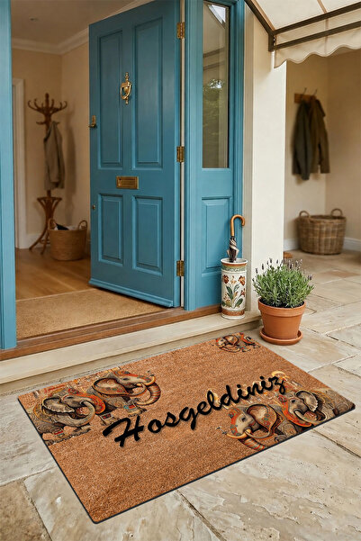 Valerine Life Door Mat 45X70Cm Non-Slip Base Decorative Indoor Outdoor Indian...