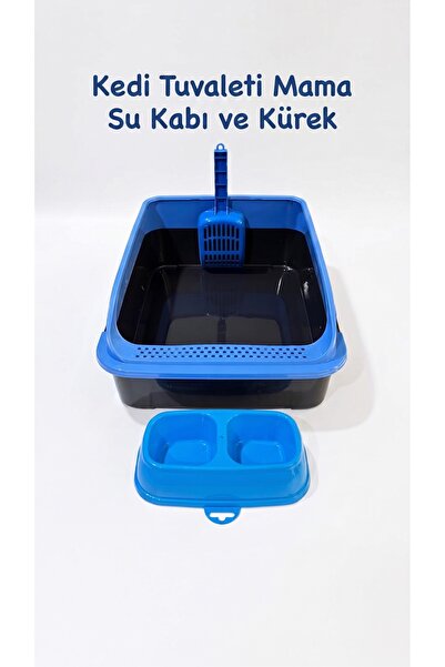 miyorapet Lüx Elekli Kedi Tuvaleti - Orta Boy - 50X37X17 cm ** Kürek Hediyeli