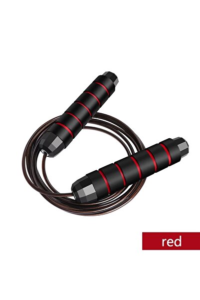 Choice Red Jump Rope Steel Wire Skipping Exercise Adjustable Jumping Fitness ...