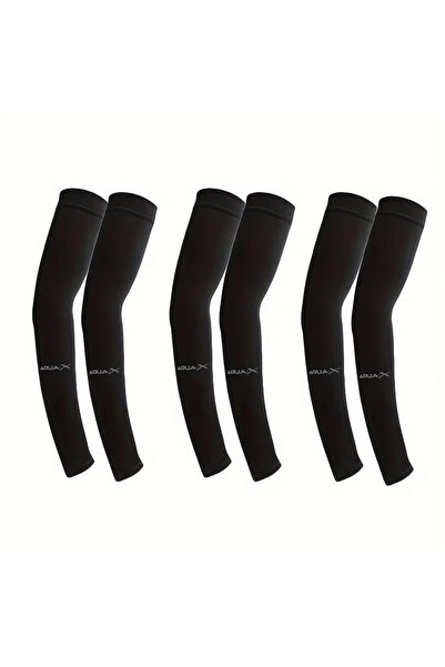 Choice black 3 Pair of Breathable Sun Protection Sleeves - Breathable & UV Pr...