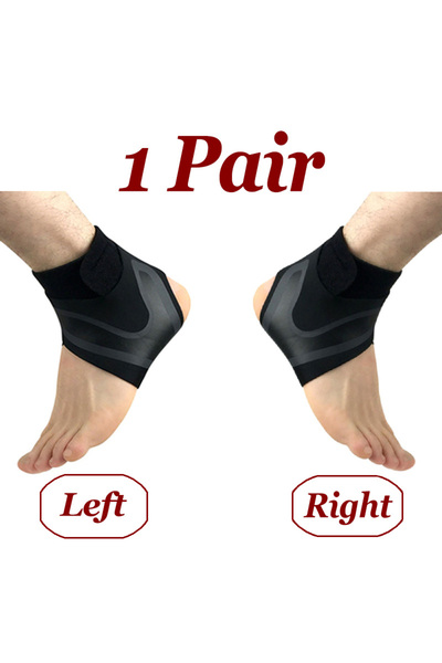 Choice1 M 35-38 1 Pair Adjustable Compression Ankle Support Men & Women Runni...