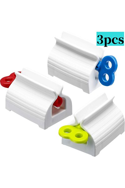 Choice4 3PCS YS00020-1 Roller Tube Toothpaste Squeezer, Toothpaste Holder, Ba...
