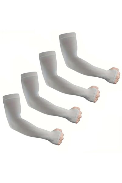 Choice 4 Pairs Gray 4 Pairs Summer Ice Silk Sun Protection Ice Sleeve Unisex ...