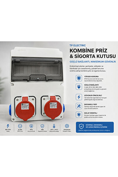 Kombi̇nasyon Panosu 2adet 3x25a , 2 Adet 1x16a