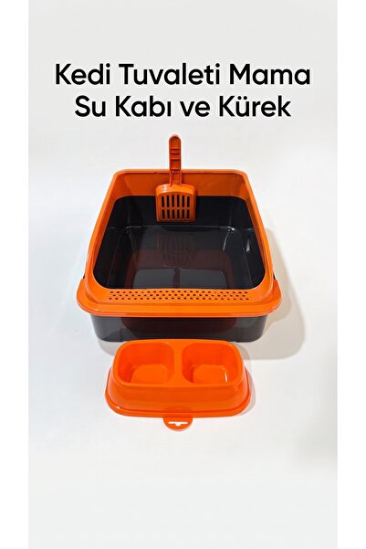 miyorapet Lüx Elekli Kedi Tuvaleti - Orta Boy - 50X37X17 cm ** Kürek Hediyeli