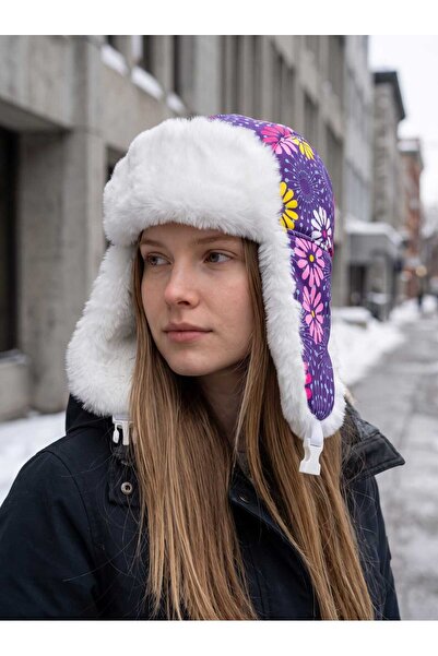 Aware Time Women's Young Girls' Furry Pilot Beret