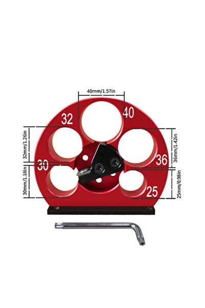 Choice1 5 Holes 25-40mm 8-20mm/25-40mm Adjustable Dowel Maker Jig Kit W- Carb...