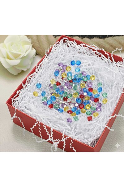 Orbak Kağıt Beyaz Zigzag Kırpık Dolgu Kağıdı 100 Gr – Kutu İçi Süsleme ve Hed...