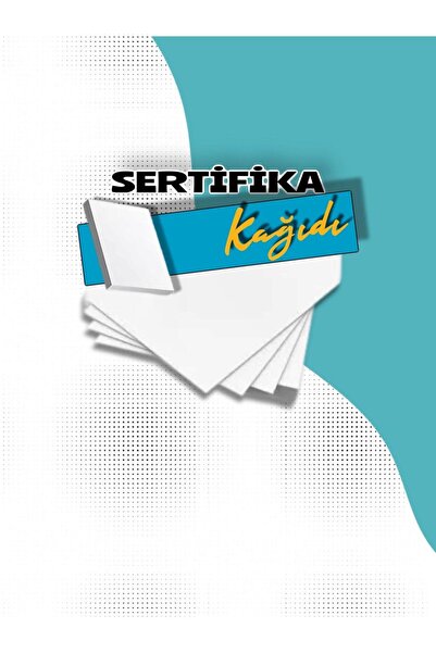 Orbak Kağıt Kaliteli Kalın Sertifika Kağıdı Ve Başarı Belgesi A4 Ebatında 150...
