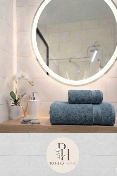 Pamira 50X90 70X140 Beren Bath Towel Set 2 Pieces [1 Hand Face Head Towel, 1 ...