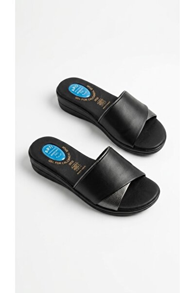 ARTI ARTI AYAKKABI Artı&Jel-5000 Orthopedic Gel Women's Slippers with Heel Sp...