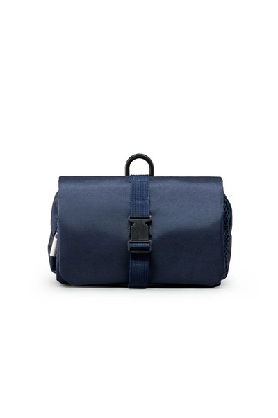 Choice Navy blue Japanese Style Snap Folding Toiletry Bag Hook Business Trip ...