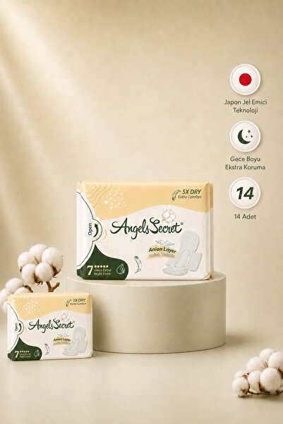 Angels Secret Gece Extra Pedi 2’li Paket 14 Adet – Ultra İnce Japon Jel Emici...