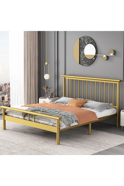KEKE Queen Size Bed Frame With Sturdy Metal Frame with Modern Design, Easy As...
