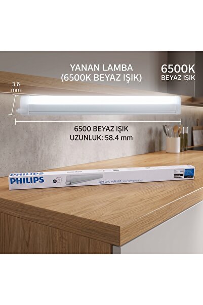 Philips tezgah altı aydınlatma  7w  6500k  beyaz ışık