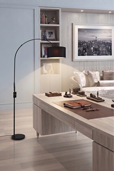 Primo Plus مصباح أرضي بثلاث درجات حرارة ألوان، ومصباح LED متضمن، مع جهاز تحكم...