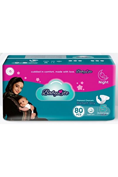 Generic Brand Baby lite daipers, حفاضات بيبي لايت Size 5 (Large) 12-17 Kg, 8 ...