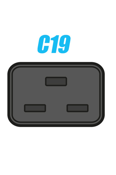 Choice EU to C19 end Heavy Duty EU 3-Pin Plug to IEC C19 Power Cord EU Mains ...