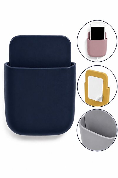 jetfast 1 Adet Yapışkanlı Telefon Kumanda Stand Organizer Duvara Monte Telefo...