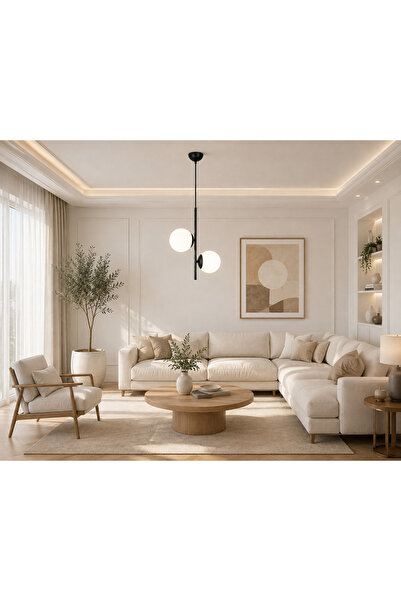 OSC HOME AYDINLATMA TASARIM metal avize siyah renk