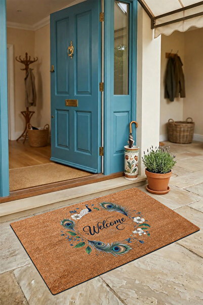 Valerine Life Șocant Păun Bine Ați Vinut Covoraș pentru ușă 45x70cm