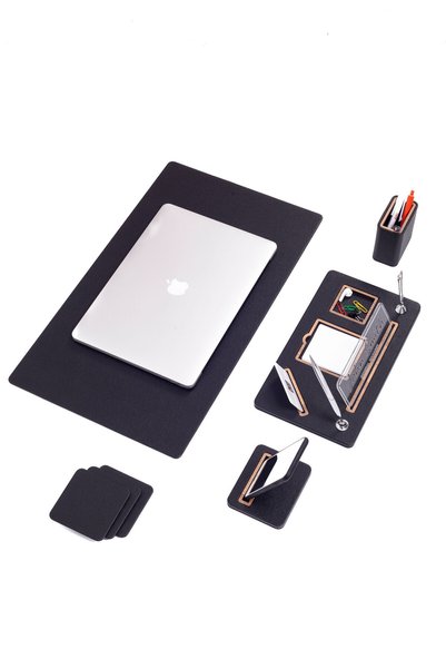 Turgut Office Set de birou din piele Royal, 5 piese