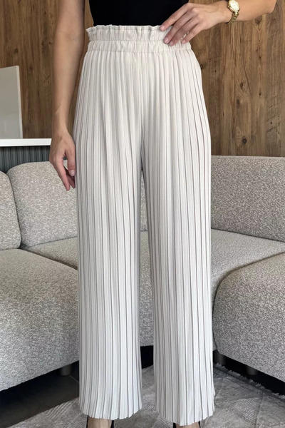 TOZLU Women's Pleated Wide Leg Pants