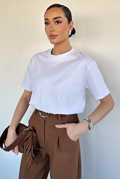TOZLU Γυναικείο T-Shirt Crew Neck Basic