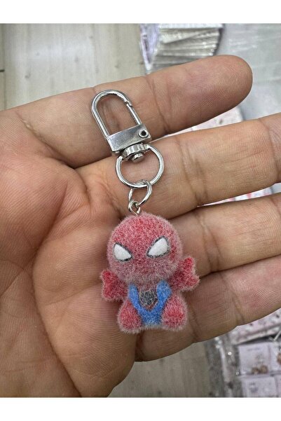 HER ŞEY NOTA www.herseynota.com Spider-Man Figürlü Peluş Charm Anahtarlık Çan...